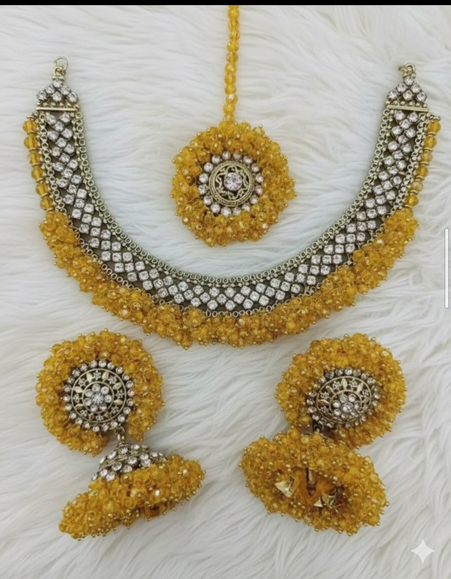 Gajra jhumki set