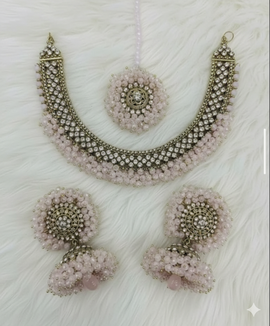 Gajra jhumki set