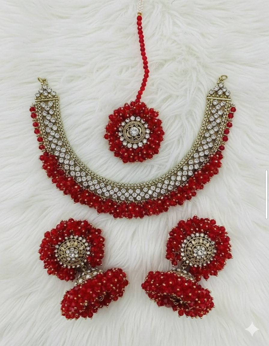 Gajra jhumki set