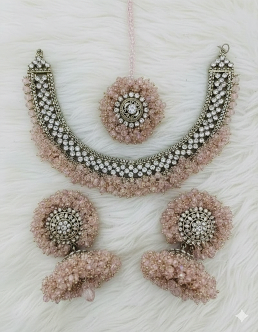 Gajra jhumki set