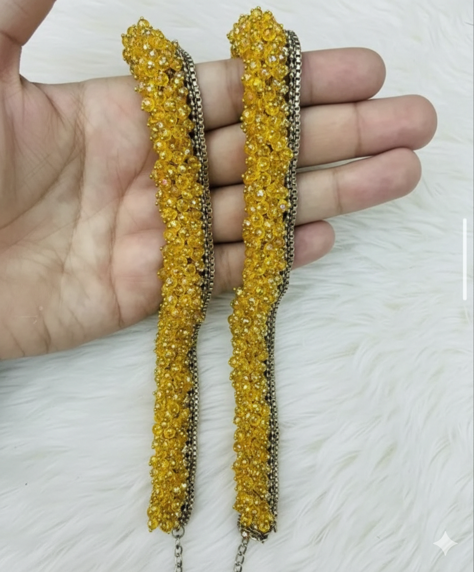 Gajra anklets