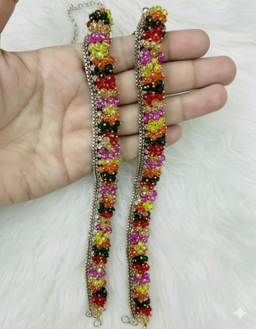 Gajra anklets
