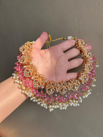 Noratan Pinkish Bridal Set