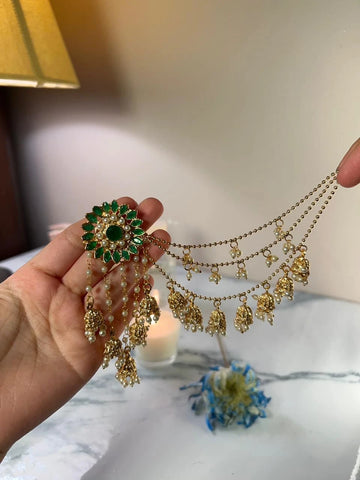 Flower Bahubali Jhumke