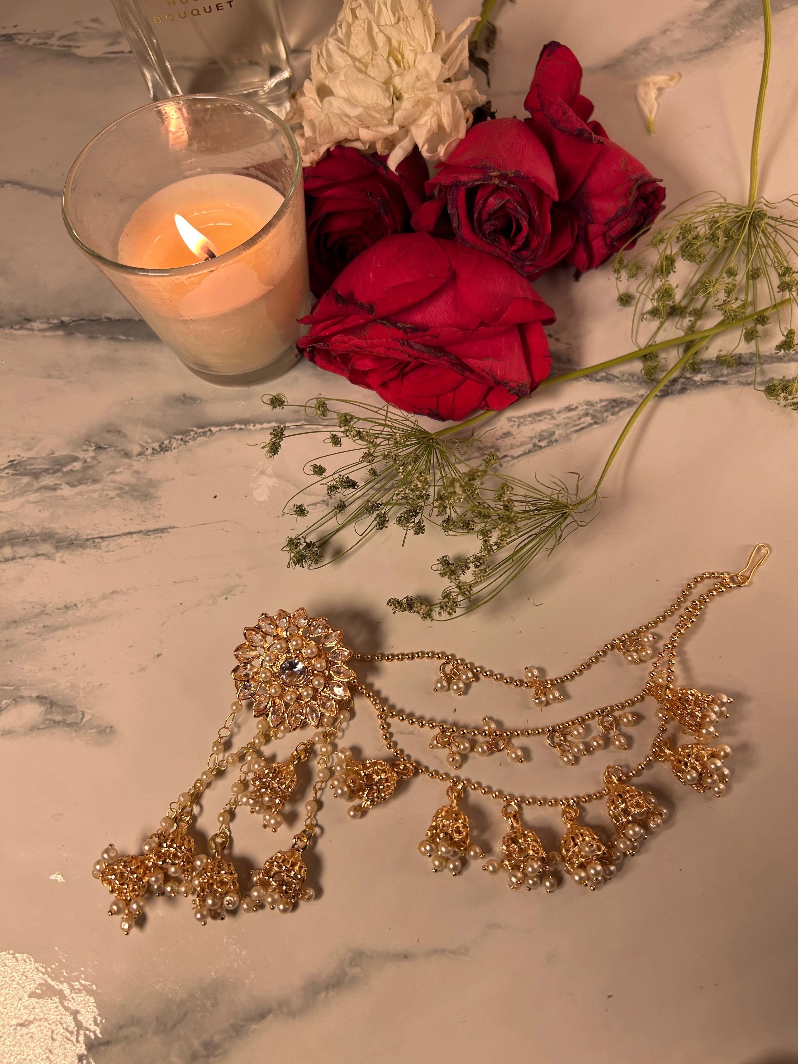 Flower Bahubali Jhumke