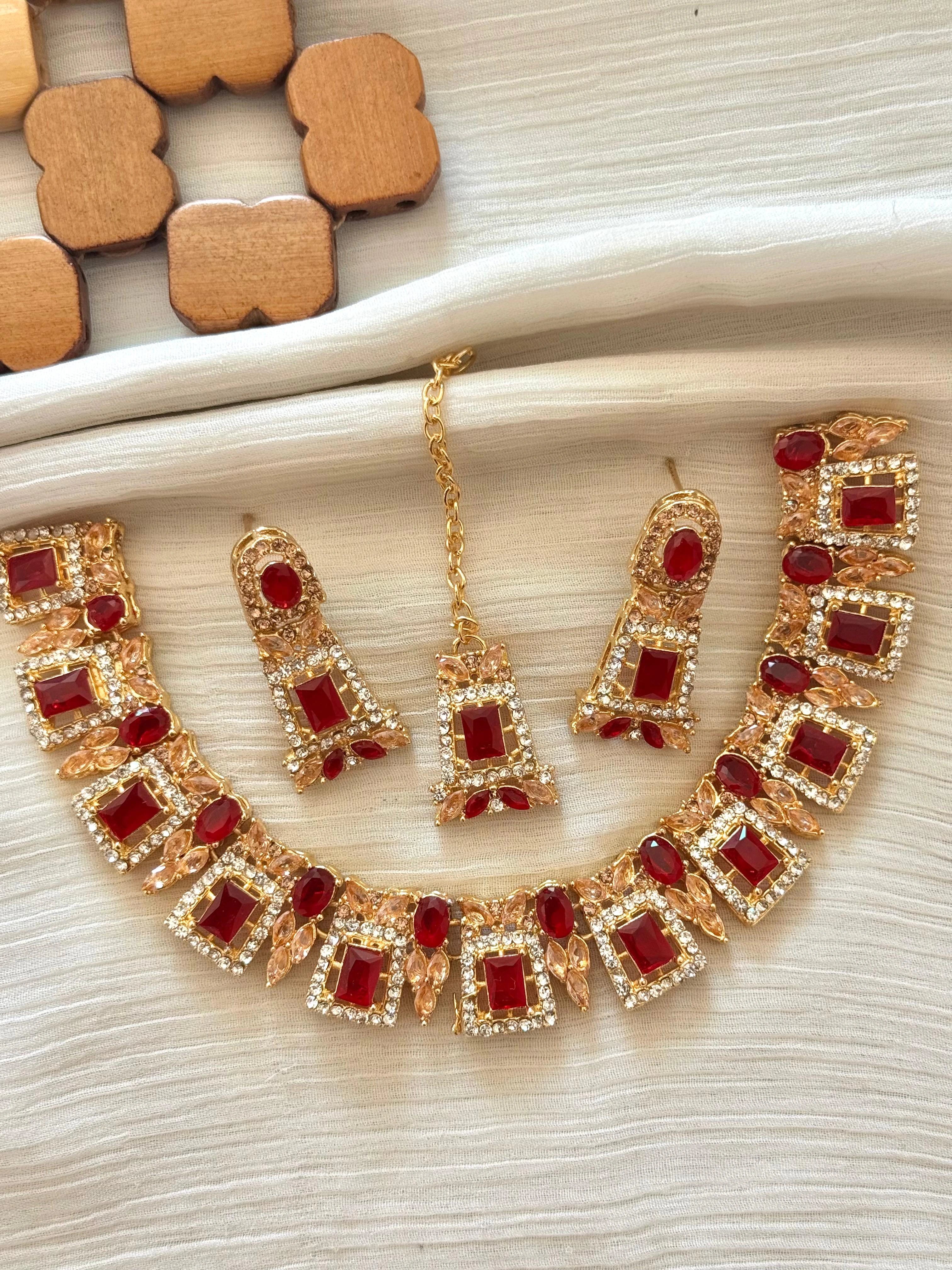 Zircon Party Wear Set