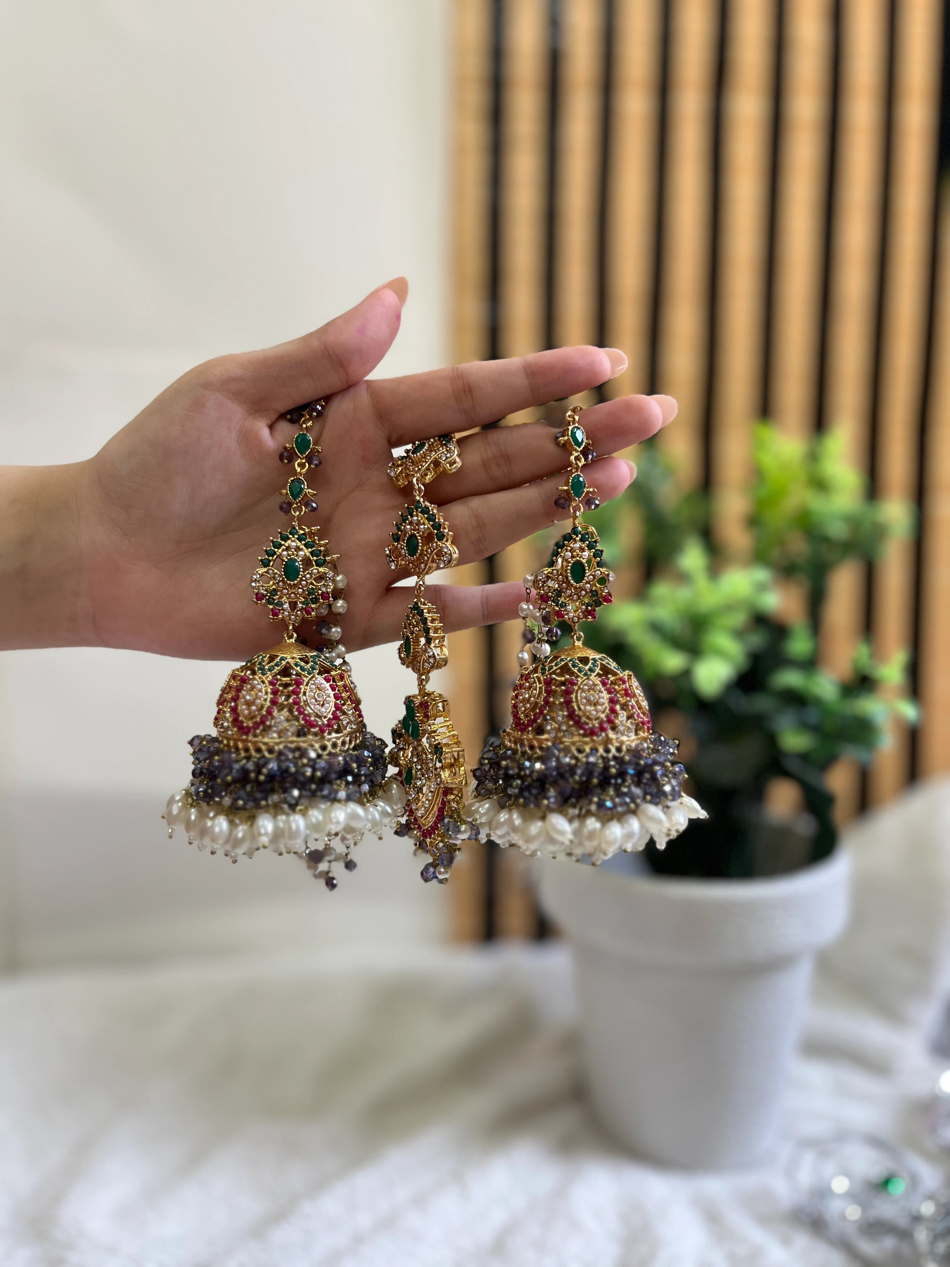 Noratan Special Jhumka Tika