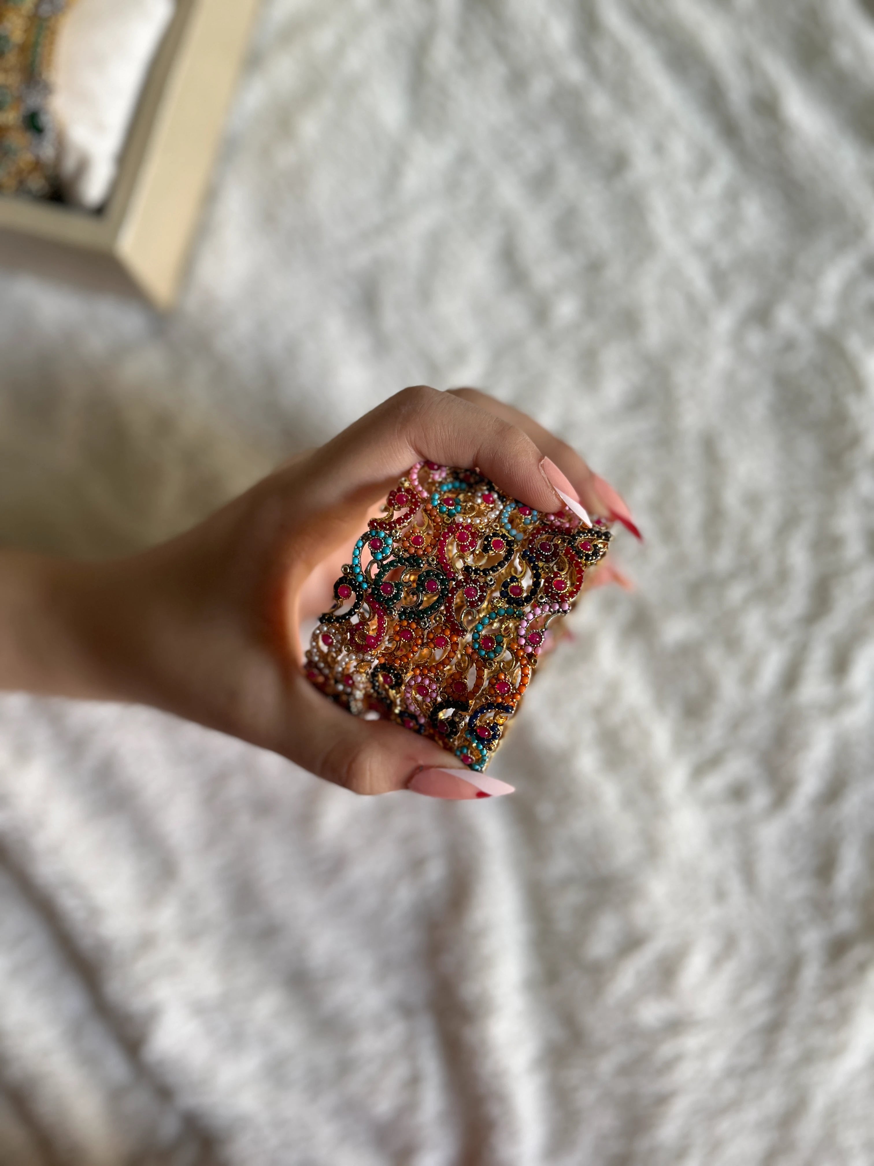 Nauratn Hand Piece Bangles