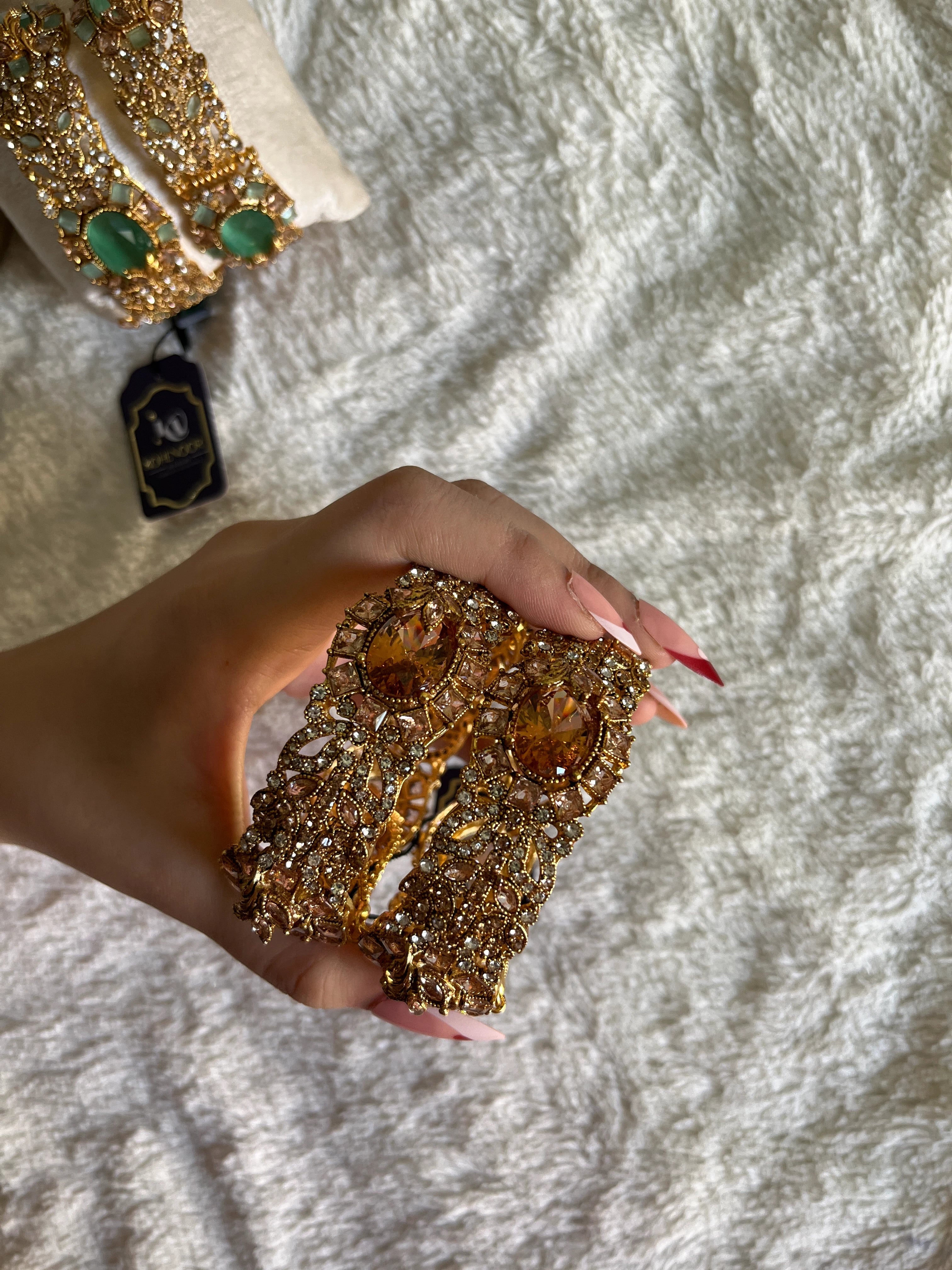 Zircon Casting Bangle-Kade
