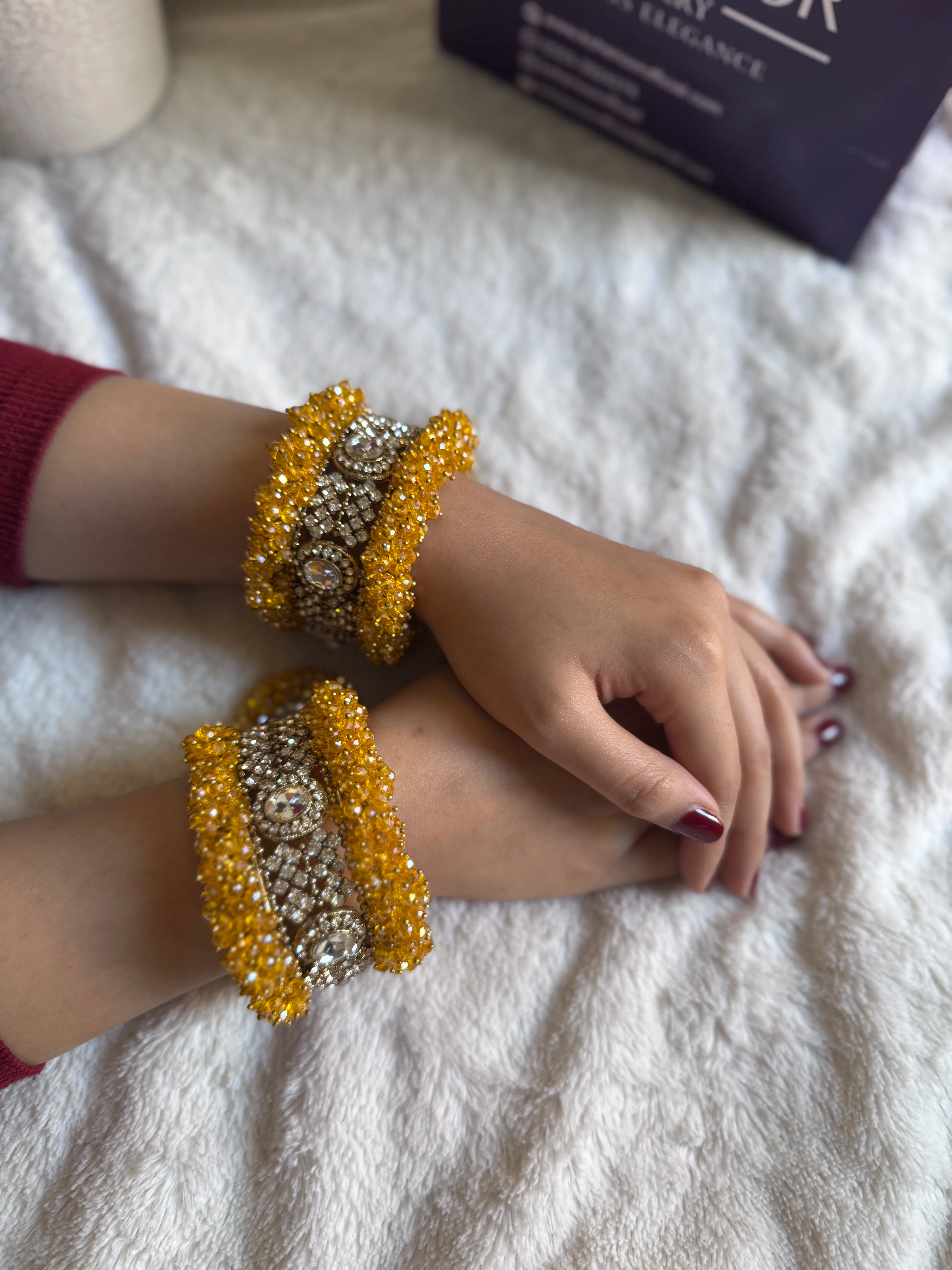 Gajra Mehendi Bangles