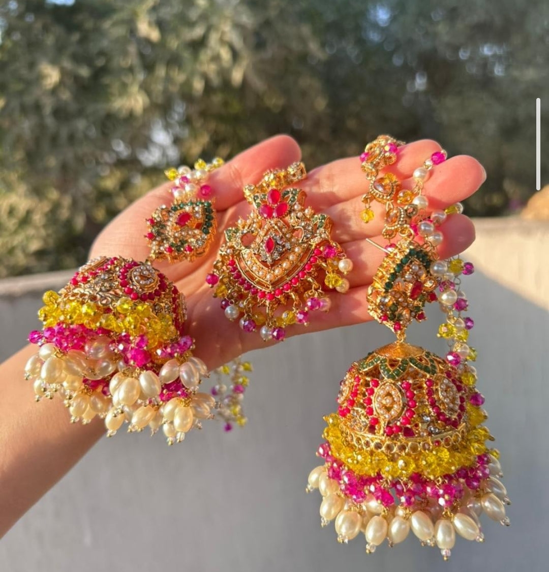 Noratan Special Jhumka Tika