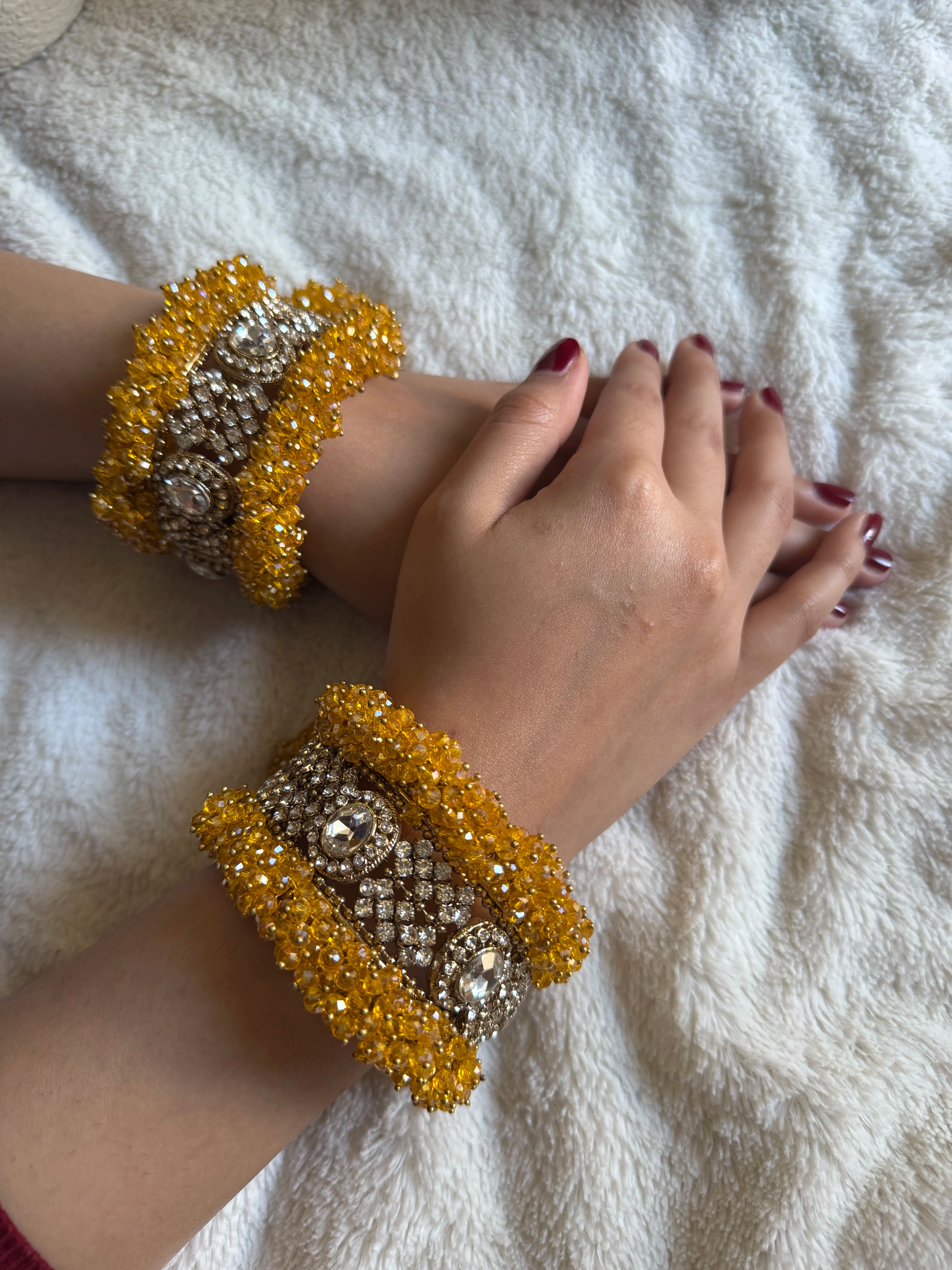 Gajra Mehendi Bangles